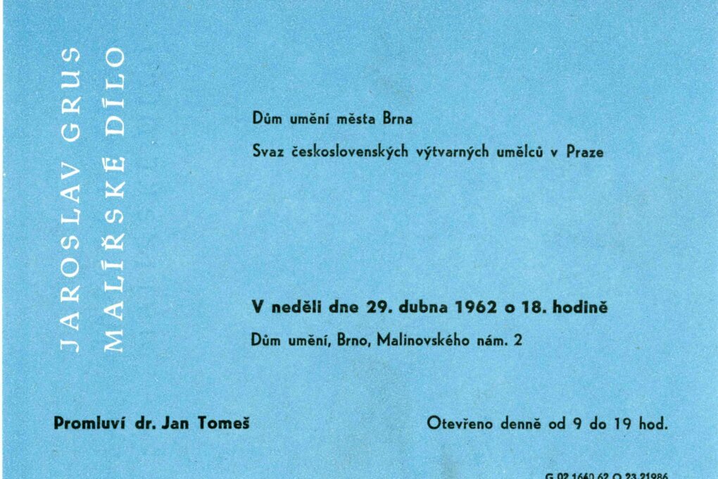 Jaroslav Grus, malířské dílo